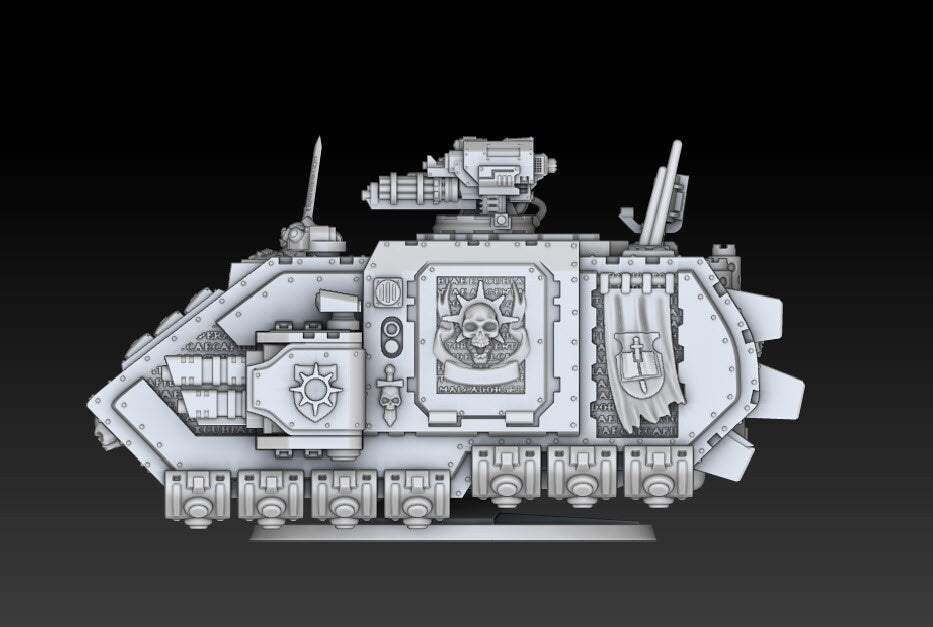 Silver Wardens Grav Raider/Troop Carrier by DMG Minis